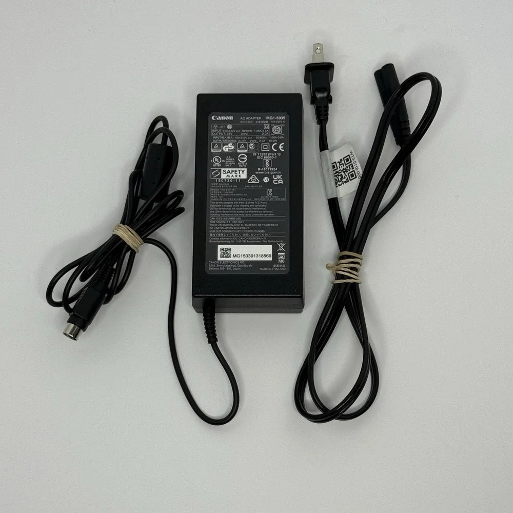 OEM Canon MG1-5039 AC Adapter Power Supply 24V 2A 4-Pin Printer Scanner Plug